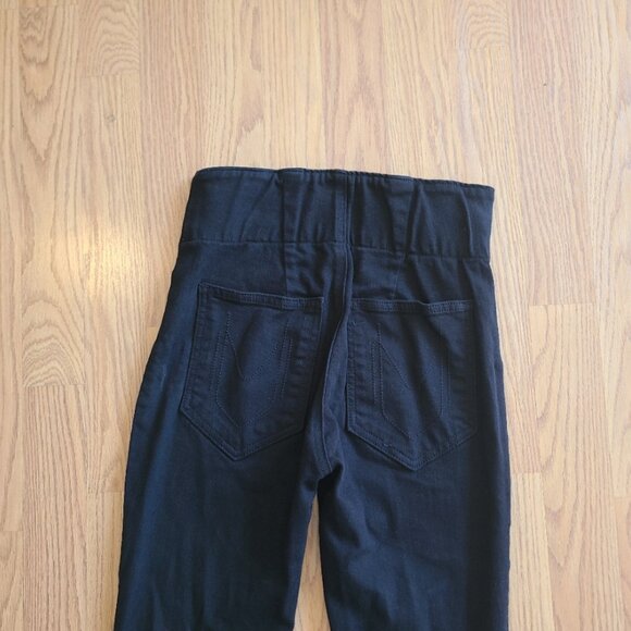 SHOW ME YOUR MUMU BLUE BECKY BELLS PULL ON FLARE JEAN JEGGING HIGH RISE XS Short - Picture 5 of 9